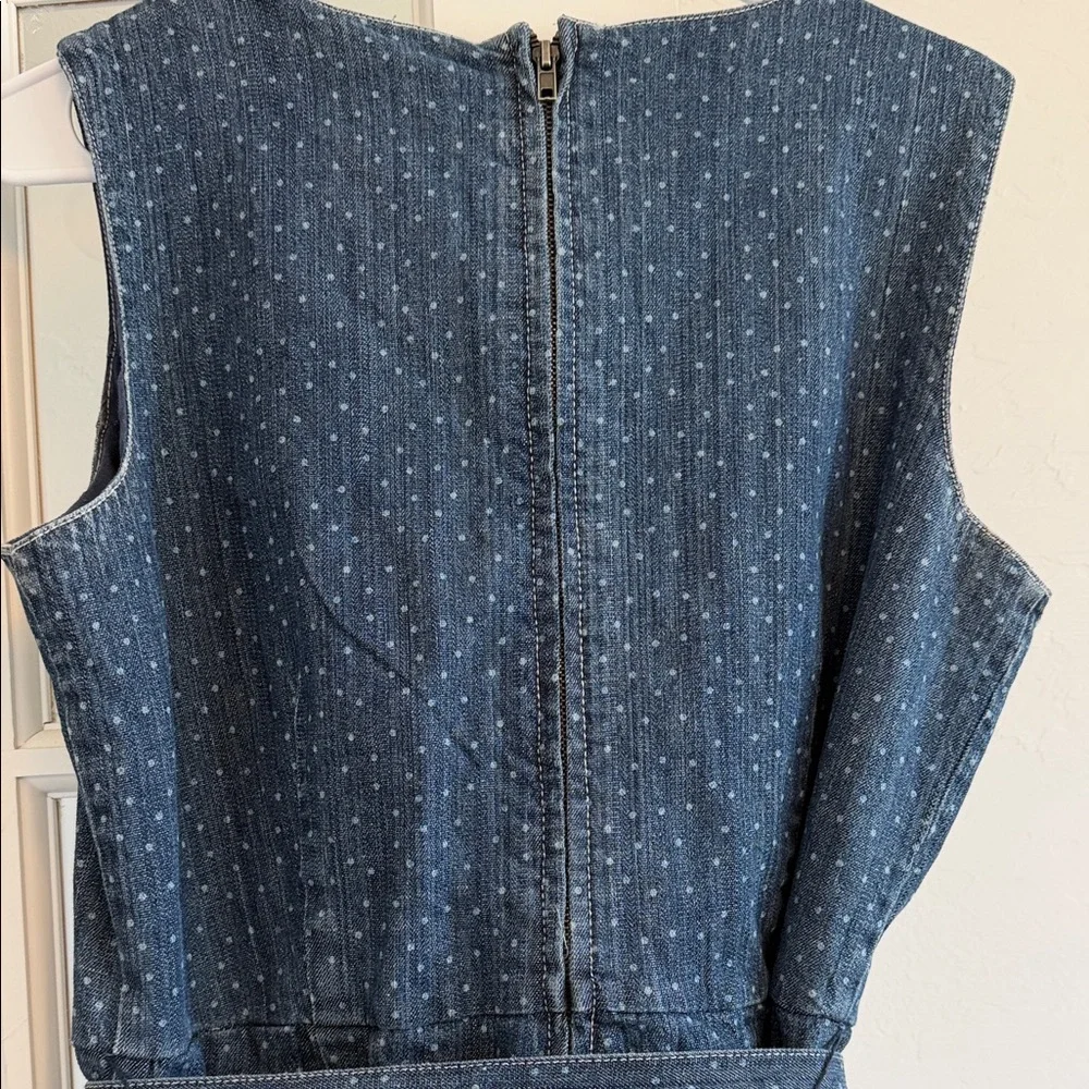 Reba Westward Canyon Denim Sleeveless Jumpsuit - Picture 4 of 7